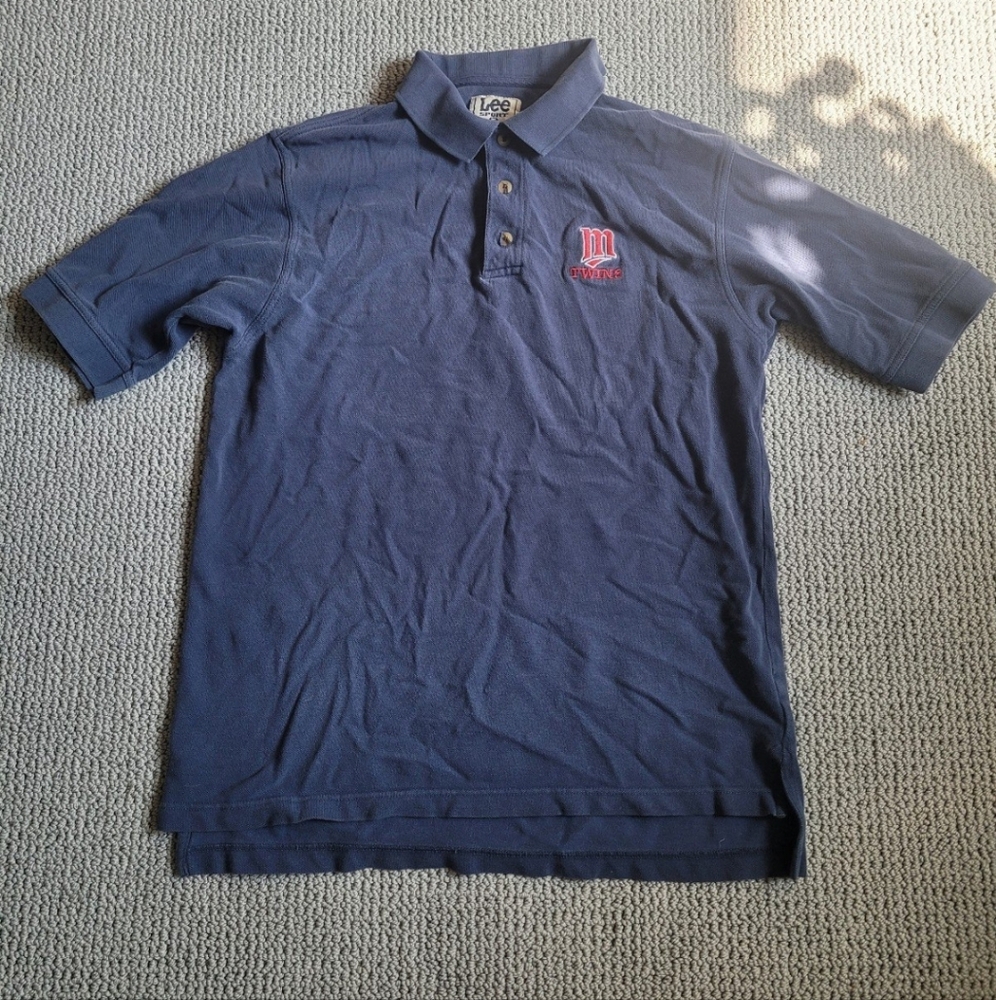 Mens medium minnesota twins polo